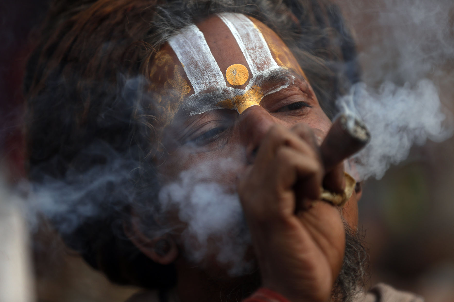 APTOPIX Nepal Hindu Festival
